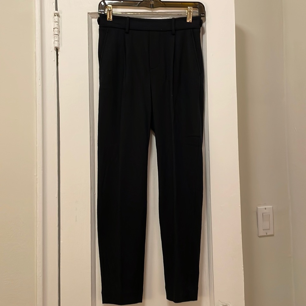 Vince wool felt half elastic slacks size xs